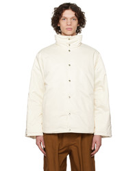 South2 West8 Off White Banded Collar Down Jacket