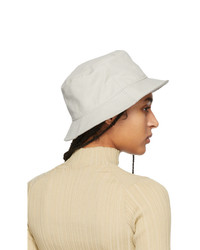 Acne Studios Beige Cotton Canvas Bucket Hat
