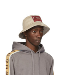 Gucci Beige Label Bucket Hat