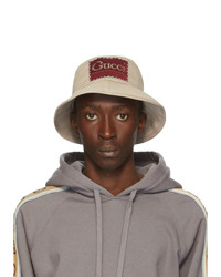 Gucci Beige Label Bucket Hat