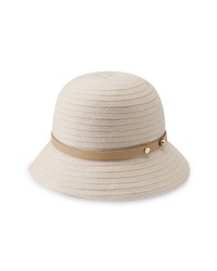 Helen Kaminski Kinsley 6 Rollable Packable Wool Cashmere Hat In Ivorystone At Nordstrom