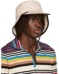 Paul Smith Off White Cotton Fisherman Hat