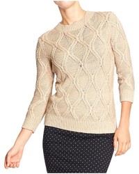 Old Navy 34 Sleeve Cable Sweaters