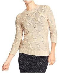 Old Navy 34 Sleeve Cable Sweaters