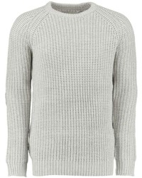Boohoo Raglan Fisherman Jumper With Elbow Patches
