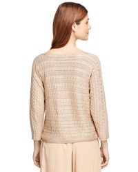 Brooks Brothers Cotton Cable Sweater