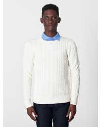 American Apparel Cable Knit Sweater