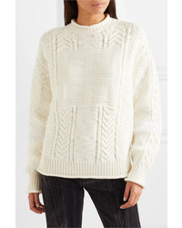 Givenchy Cable Knit Wool And Cashmere Blend Sweater