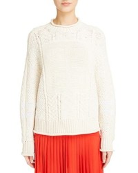 Givenchy Cable Knit Wool Cashmere Sweater