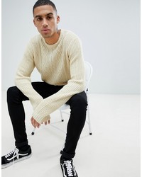 D-struct Chunky Cable Knit Jumper