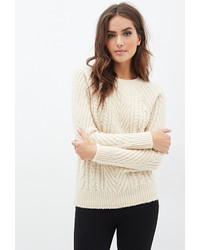 Forever 21 Contemporary Cable Knit Sweater