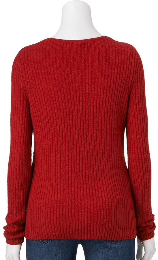 Croft Barrow Cable Knit Sweater, $40 | Kohl's | Lookastic.com