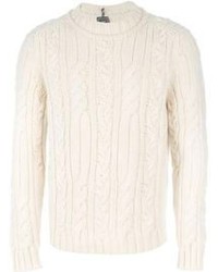 Gray Martin Cable Knit Jumper