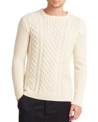 Ami Irish Knitted Wool Sweater