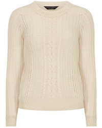 Dorothy Perkins Ivory Cable Jumper