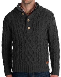 Jg Glover Co Peregrine Chunky Cable Sweater Merino Wool