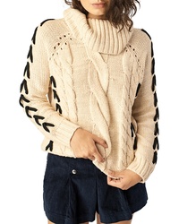 STONE ROW Mad Metallix Cable Sweater