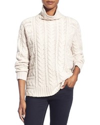 Nordstrom Collection Cable Cashmere Sweater