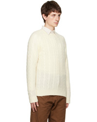 Beams Plus Off White 5g Sweater