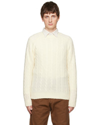 Beams Plus Off White 5g Sweater