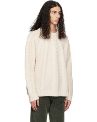 Hope Off White Cable Sweater