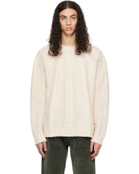 Hope Off White Cable Sweater