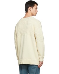 Maison Margiela Off White Knit Sweater