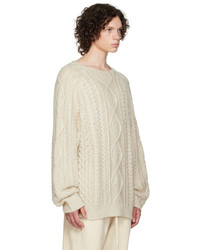 Essentials Off White Raglan Sweater