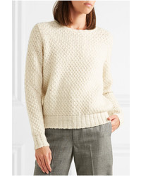 The Elder Statesman Pop Waffle Knit Cashmere Sweater