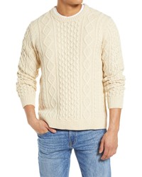 Outerknown Wool Blend Fisherman Sweater