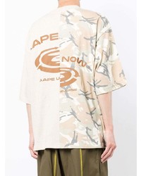 AAPE BY A BATHING APE Aape By A Bathing Ape Colour Block Camouflage T Shirt