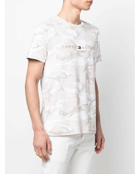 Tommy Hilfiger Camouflage Embroidered Logo T Shirt