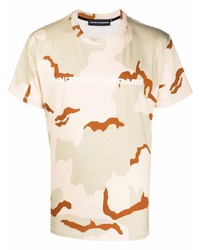 United Standard Camouflage Logo Print T Shirt