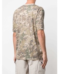 Carhartt WIP Camouflage Print Cotton T Shirt