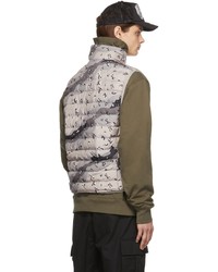 Billionaire Boys Club Taupe Down Camo Lightweight Vest