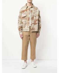 H Beauty&Youth Camouflage Print Jacket