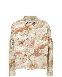 H Beauty&Youth Camouflage Print Jacket