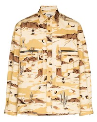 Phipps Desert Camouflage Print Shirt Jacket