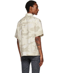 Givenchy Beige Button Up Shirt