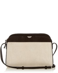 The Row Multi Pouch Canvas And Suede Cross Body Bag