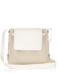 Sophie Hulme Claremont Leather And Canvas Cross Body Bag