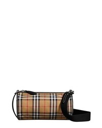 Burberry Small Kennedy Vintage Check Canvas Duffel Bag