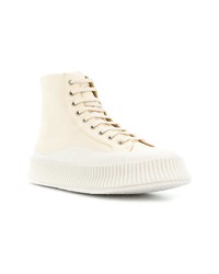 Jil Sander Ankle Lace Up Sneakers