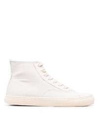 Maison Mihara Yasuhiro General Scale Lace Up High Top Sneakers