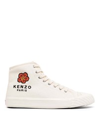 Kenzo Logo Embroidered High Top Sneakers