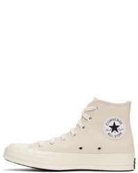 Converse Off White Chuck 70 Canvas Hi Sneakers