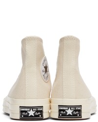 Converse Off White Chuck 70 Canvas Hi Sneakers