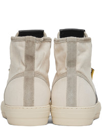 Rhude Off White Gray Bel Airs Sneakers