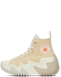 Converse Tan Run Star Motion High Sneakers