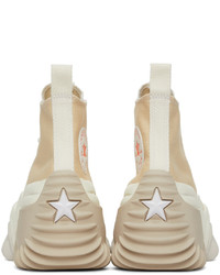 Converse Tan Run Star Motion High Sneakers